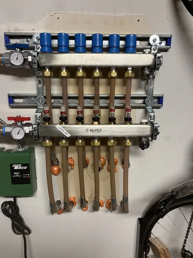 Plumber performing Leak Detection at a residential property in Ayden